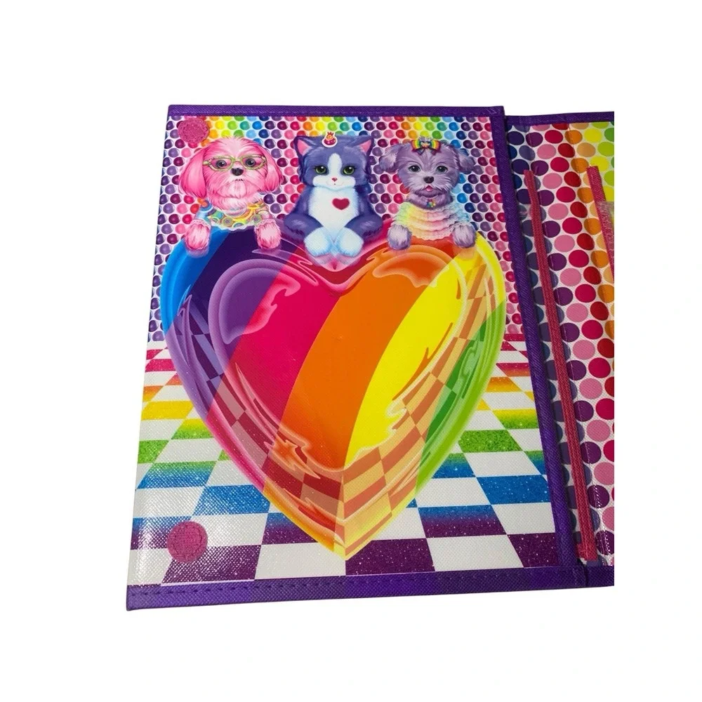 Lisa Frank Tikanni Husky Trifold Portfolio Storage Case Folder Art School SK045